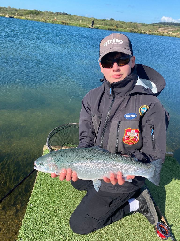 Jacob Lewis Captain of the Wales Youth International Fly Fishing Team 2025