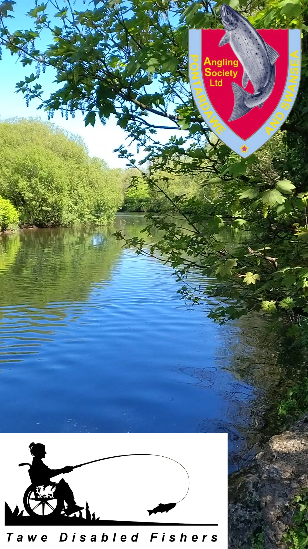 Image of the Llansamlet Disabled Fishing Platform on the River Tawe in South Wales
